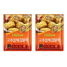 LOTTE CHEFOOD SEAWEED ROLL RED PEPPER 400G