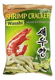 NONGSHIM SHRIMP CRACKERS WASABI