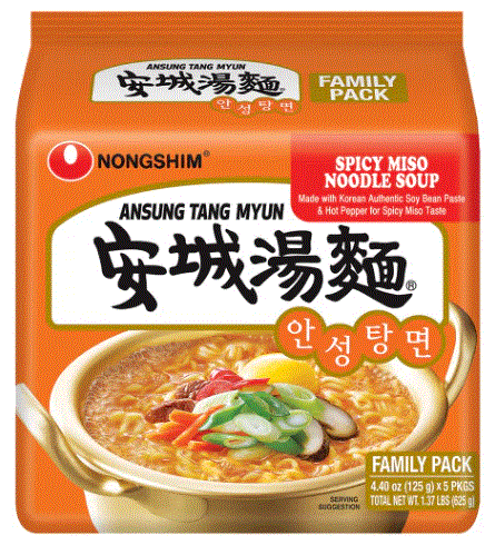 NONGSHIM ANSUNG TANGMYUN PACK 625G