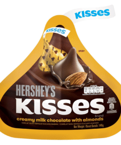 KISSES HERSHEYS MILK ALMONDS 146G