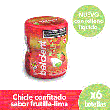 MONDELEZ BELDENT FRUTILLA LIMA 54G