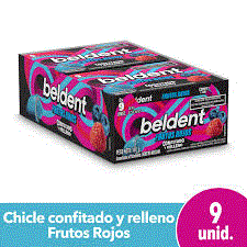 MONDELEZ BELDENT FRUTOS ROJOS