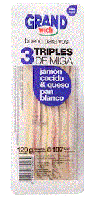 GRANDWICH MIGA BLANCA 120G