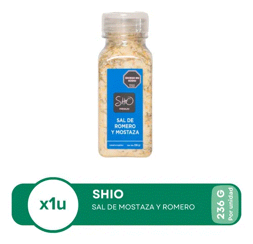 SHIO SAL DE ROMERO Y MOSTAZA