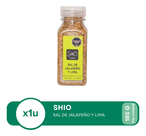 SHIO SAL DE JALAPEÑO Y LIMA