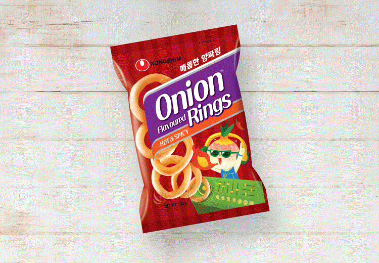 NONGSHIM ONION RINGS SPICY FLAVOURED