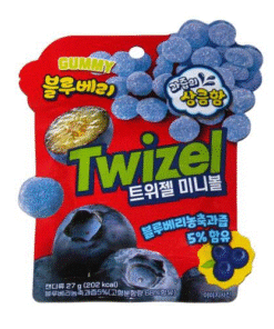 TWIZEL MINIBALL BLUEBERRY 27G